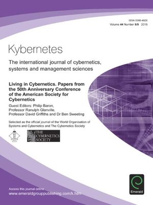 cover image of Kybernetes, Volume 44, Number 8 & 9